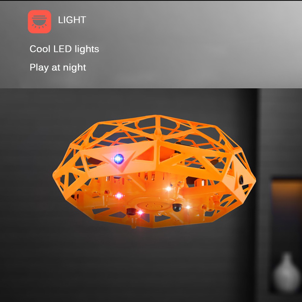 Bộ Máy Bay Drone Mini Điều Khiển Từ Xa Có Đèn Led