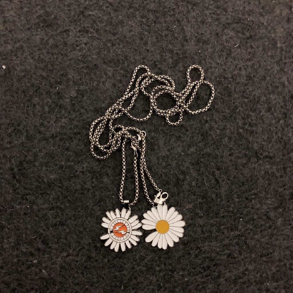 Dây Chuyền Mặt Hình Hoa Hướng Dương Phong Cách Harajuku 22194