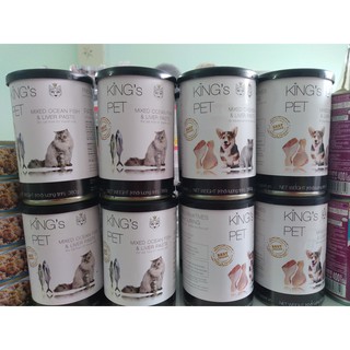 Pate TƯƠI cho mèo King Pet lon 380g