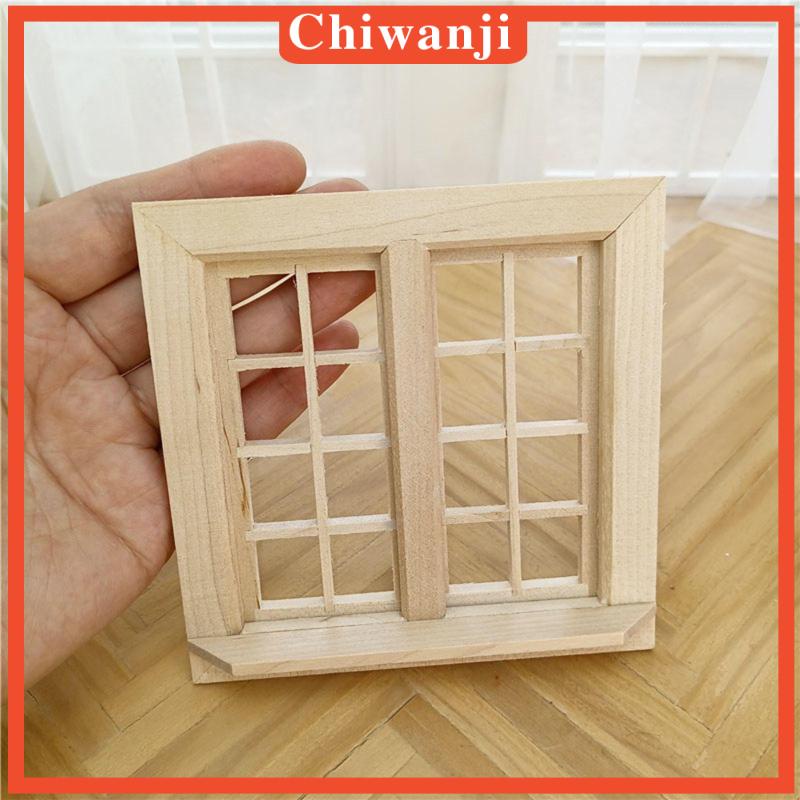 Cửa Sổ 16 Tấm Mini 1 / 12 Độc Đáo Trang Trí Nhà Búp Bê