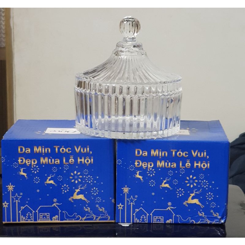 Thố đựng mứt thủy tinh