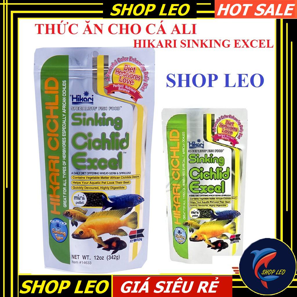 Thức ăn cá ali Hikari Cichlid Sinking Cichlid Excel (hạt chìm) - Cám cá ali giàu dinh dưỡng