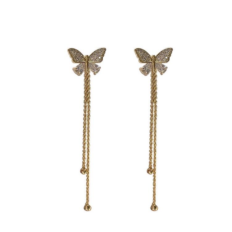 S925 needles, bachelors, long earrings that have long sleeves of superfluent earrings, fresh earrings of Korea