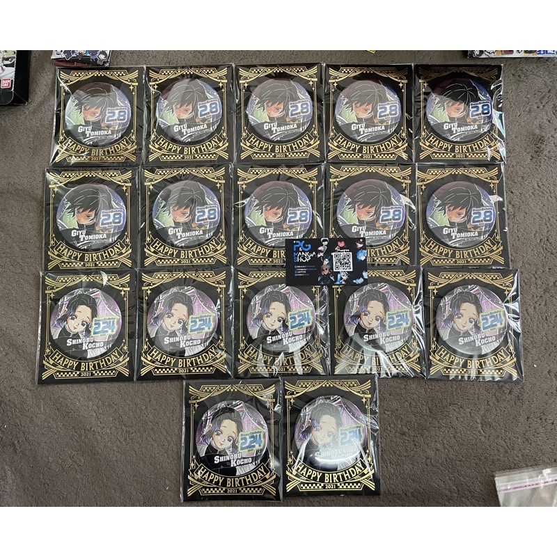 Badge sinh nhật Shinobu & Giyuu
