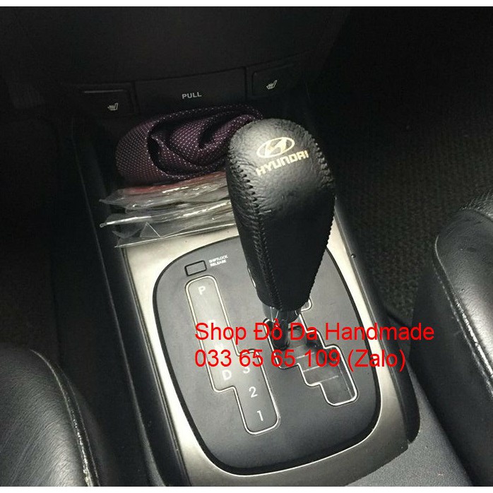 Bao da cần số xe Hyundai Avante số tự động bằng da bò