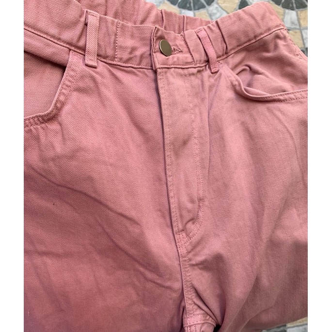 Quần jean boyfriend phối màu đậm-nhạt cực cá tính xuất Nhật