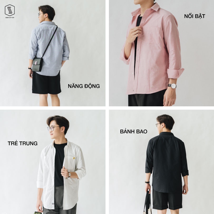 Áo Sơ Mi Nam SSSTUTTER SSS' Oval Shirt | BigBuy360 - bigbuy360.vn