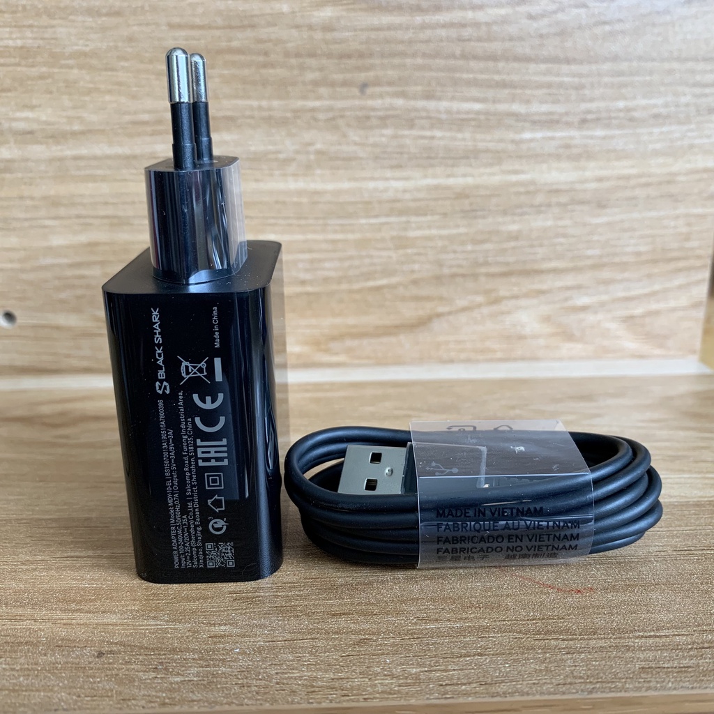 Adapter Xiaomi  BLACK SHARK,Củ sạc xiaomi , Sạc black shark MDY-10-EL 27W QC 4.0,cáp sạc USB - C  1,2m hàng chính hãng