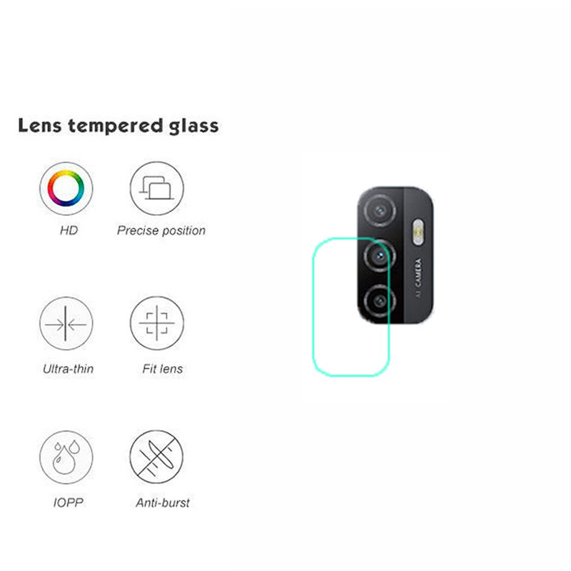 OPPO A53 Tempered Glass Full Coverage Glass Film For OPPO A53 A52 A92 A91A5 A9 A31 2020 A3s A12e A12 A5s A31 Screen Protector and Camera Lens Glass Protector