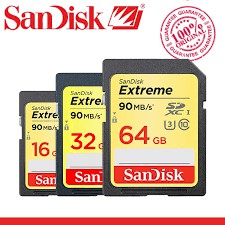 THẺ NHỚ SD SANDISK 32GB / 64GB - TỐC ĐỘ 90MB/S - HÀNG CHÍNH HÃNG - BẢO HÀNH 5 NĂM | BigBuy360 - bigbuy360.vn