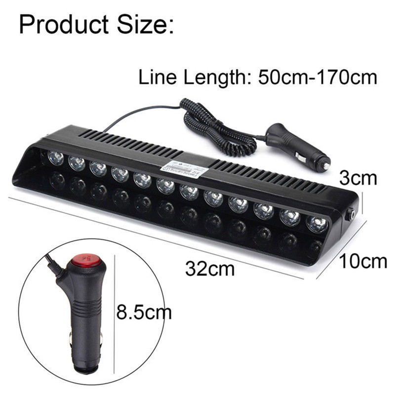Đèn Led Nhấp Nháy Báo Tín Hiệu Khẩn Cấp Cho Xe Ô Tô Kèm Phụ Kiện