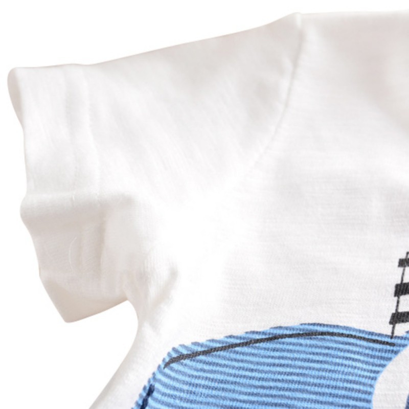 Bộ áo thun + quần mùa hè cho bé trai