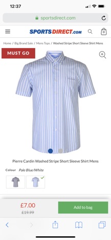 Sơ mi Pierre Cardin (có ảnh thật)