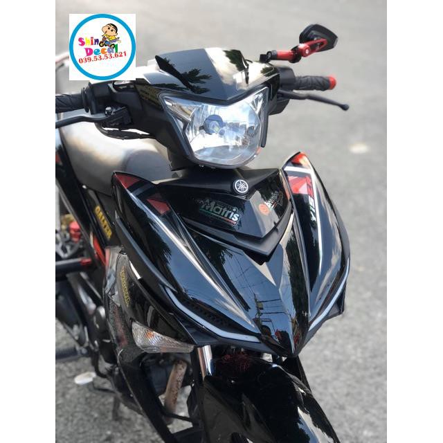 Tem rời ex 150 Y15zr đỏ đen Crom cao cấp chính hãng