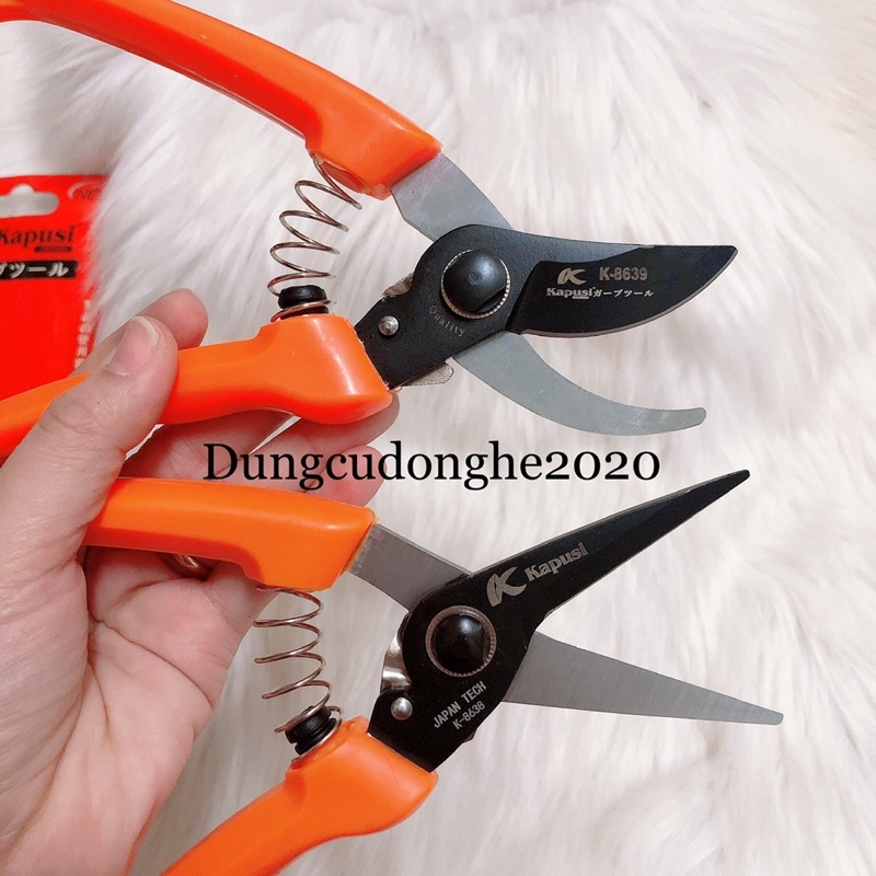 Kéo Cắt Cành Cao Cấp Kapusi Japan K-8638, K-8639
