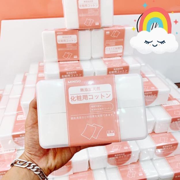 Bông Tẩy Trang Miniso Nhật Bản 1000 miếng | Miniso 180 miếng | Lameila 222 miếng