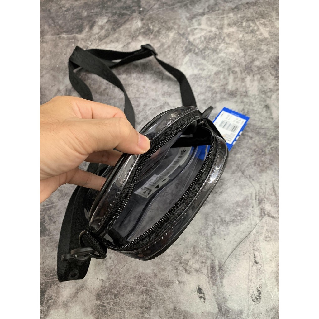 Túi đeo chéo das vintage trong suốt