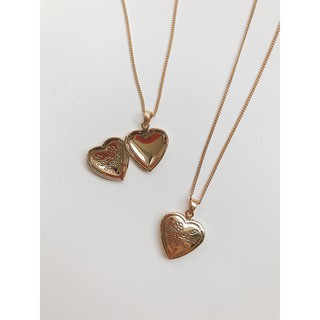 Dây chuyền trái tim heart locket cỡ lớn