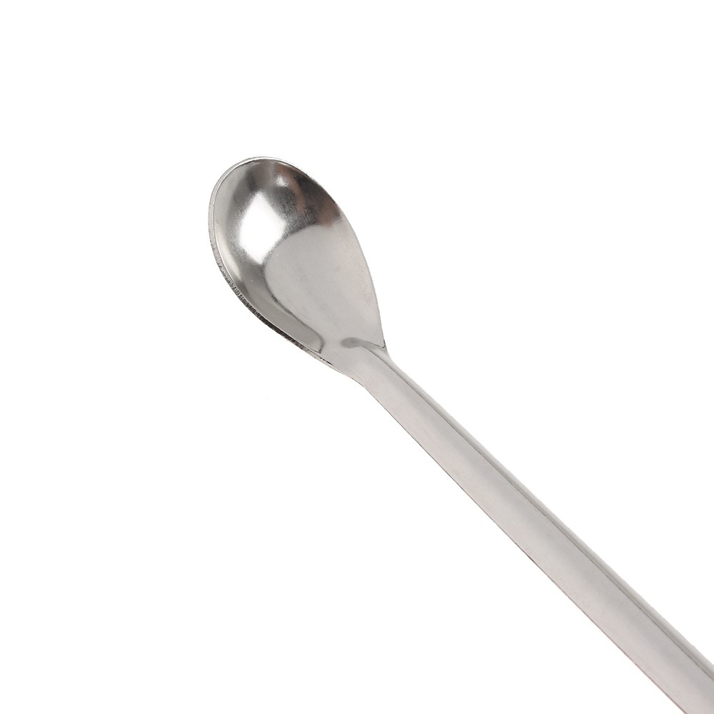 Muỗng inox 20cm 2 đầu làm thí nghiệm hóa học