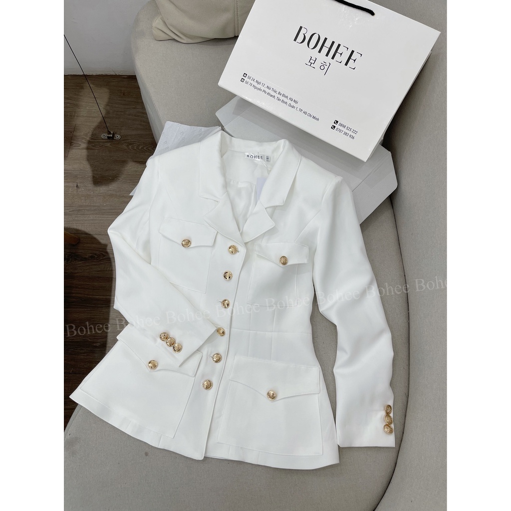 Áo Vest Trắng BOHEE A201