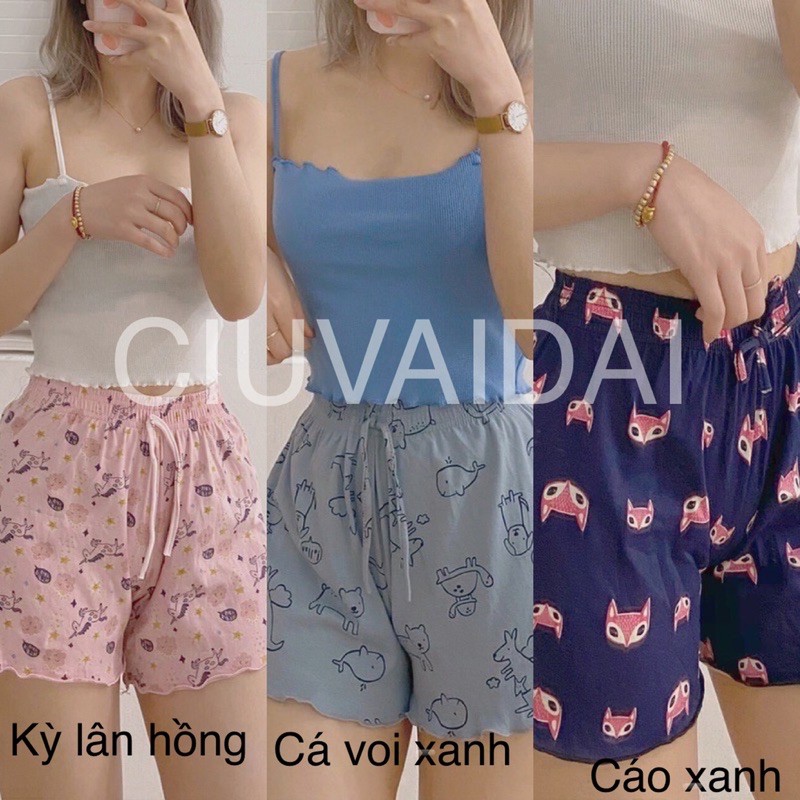 Quần Đùi Nữ 💖30 Mẫu Ảnh Thật💖 Short Ngủ Ống Rộng Mặc Nhà Hoạt Hình Cute | BigBuy360 - bigbuy360.vn