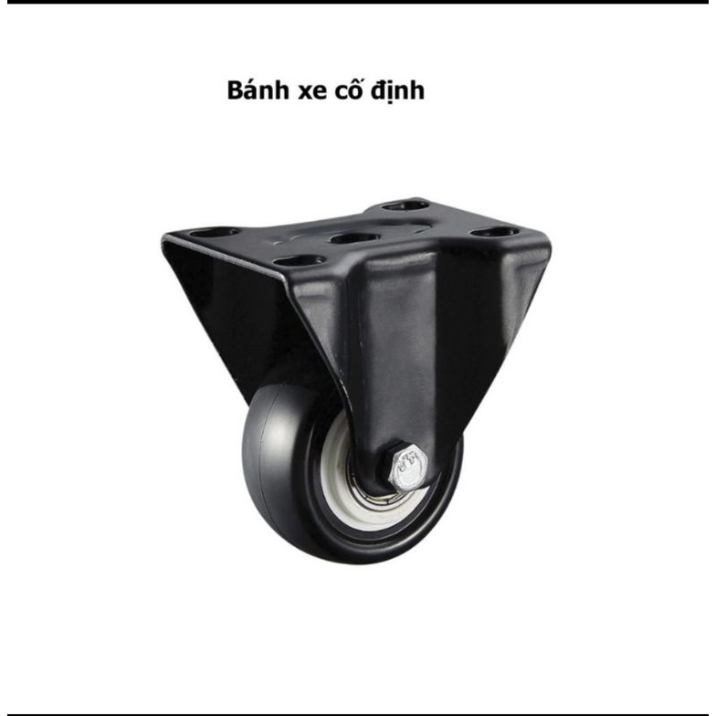 BÁNH XE ĐEN chịu lực các loạ - xoay 360