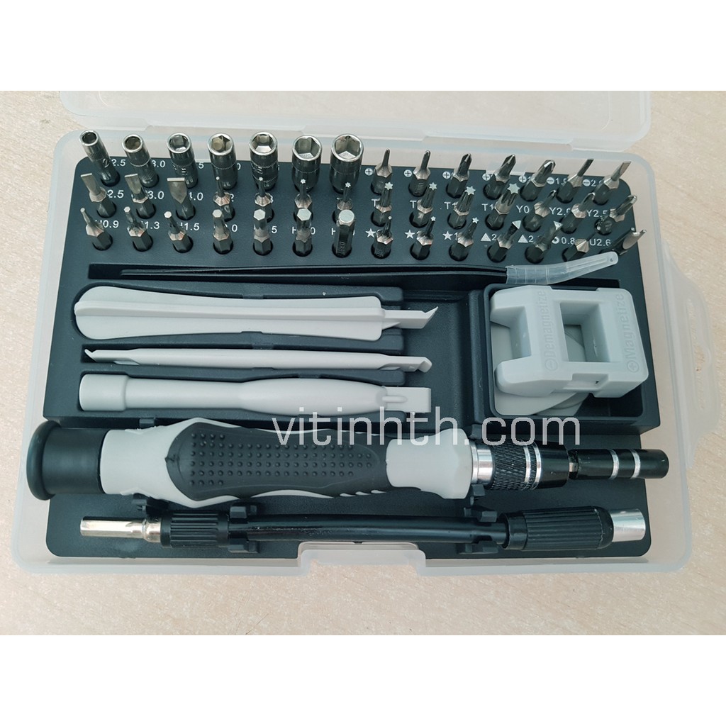 Bộ vít đa năng chuyên tháo lắp sửa chữa điện thoại dùng tốt cho thiết bị apple samsung laptop 52 in 1-vitinhth