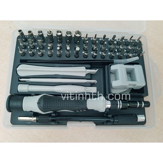 Bộ vít đa năng chuyên tháo lắp sửa chữa điện thoại dùng tốt cho thiết bị apple samsung laptop 52 in 1-vitinhth
