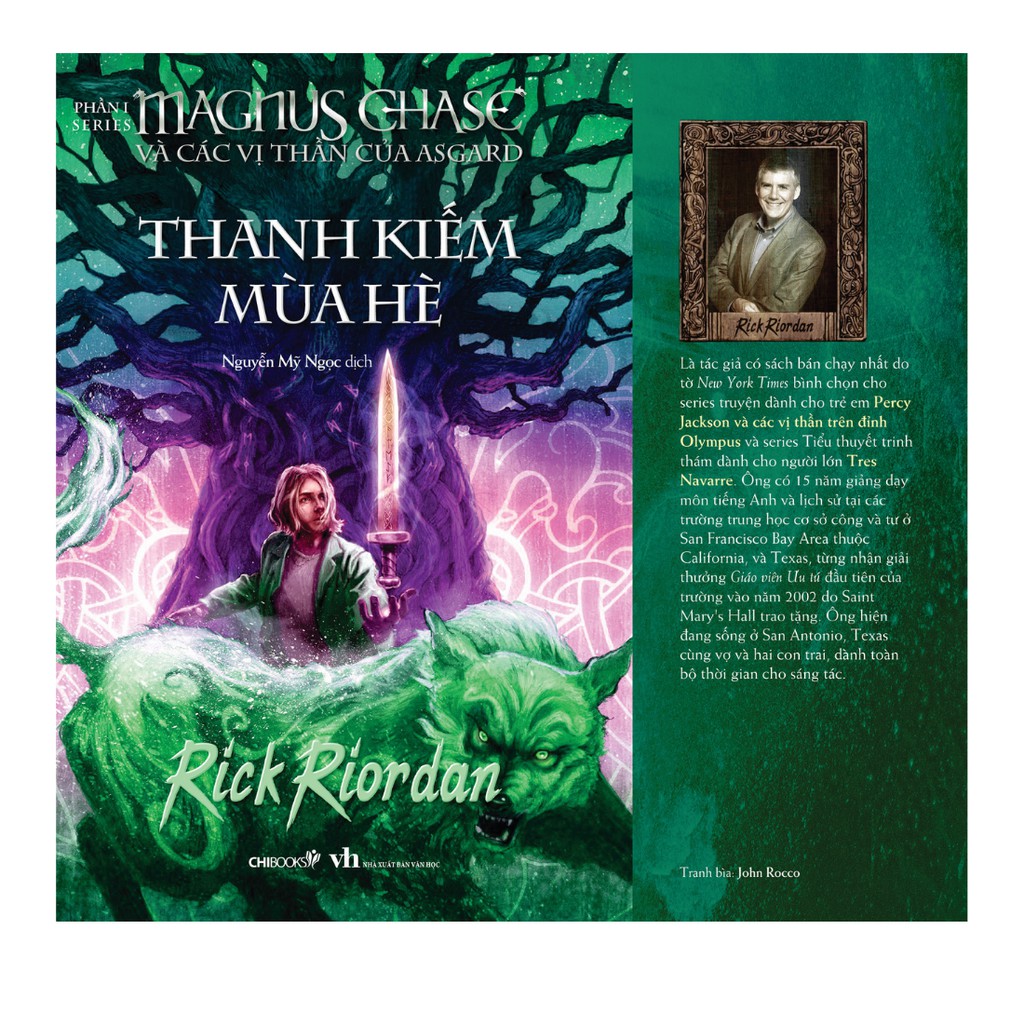 SÁCH - Thanh kiếm mùa hè TB2020 Phần 1 series Magnus Chase và các vị thần của Asgard - Tác giả Rick Riordan