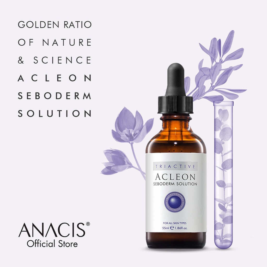 Serum cho da dầu mụn Acleon Seboderm Solution thương hiệu Anacis 15ml 55ml