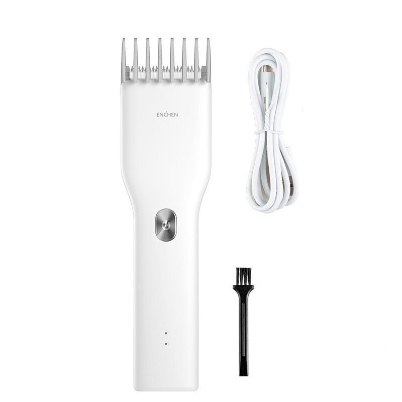🔥 Tông đơ cắt tóc Xiaomi Youpin Enchen Boost 5W, cữ cắt điều chỉnh được pin bền, cho gia đình và salon