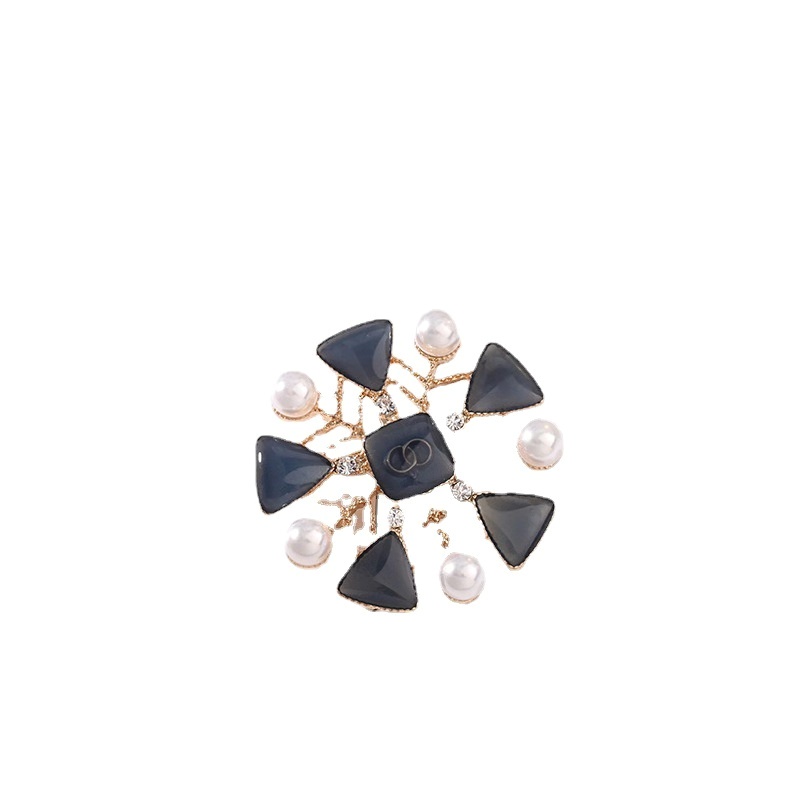 Ghim Cài Áo Đính Ngọc Trai Giả Phong Cách Pháp Dành Cho Nữ