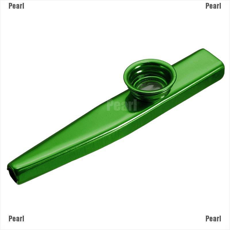 Sáo Kazoo Bằng Kim Loại Đính Ngọc Trai Giả 6 Màu Tùy Chọn