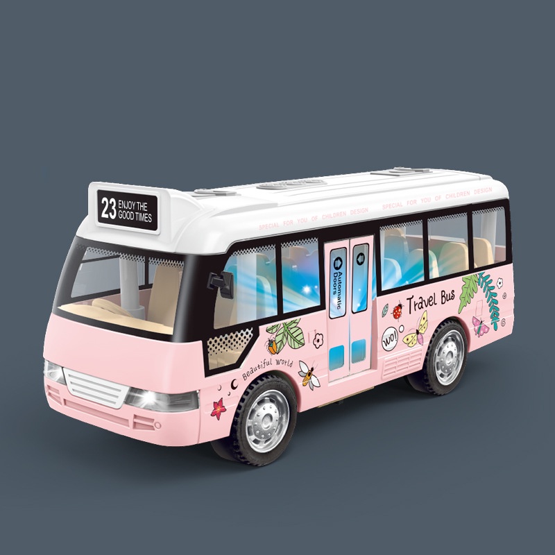 Đồ Chơi Ô Tô Xe Buýt School Bus Cho Trẻ Em Mở Được Cửa, Có Đèn, Âm Thanh Giá Rẻ