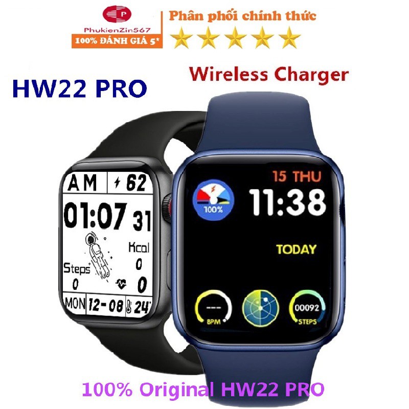 Đồng hồ thông minh HW22 Pro Premium, màn hình Tràn Viền 1.75 inch, hỗ trợ Nghe Gọi, thay Hình Nền....
