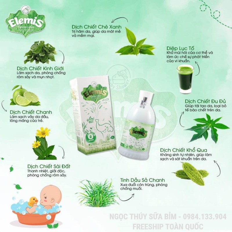 [SALE] Combo 3 chai tắm gội Elemis | BigBuy360 - bigbuy360.vn