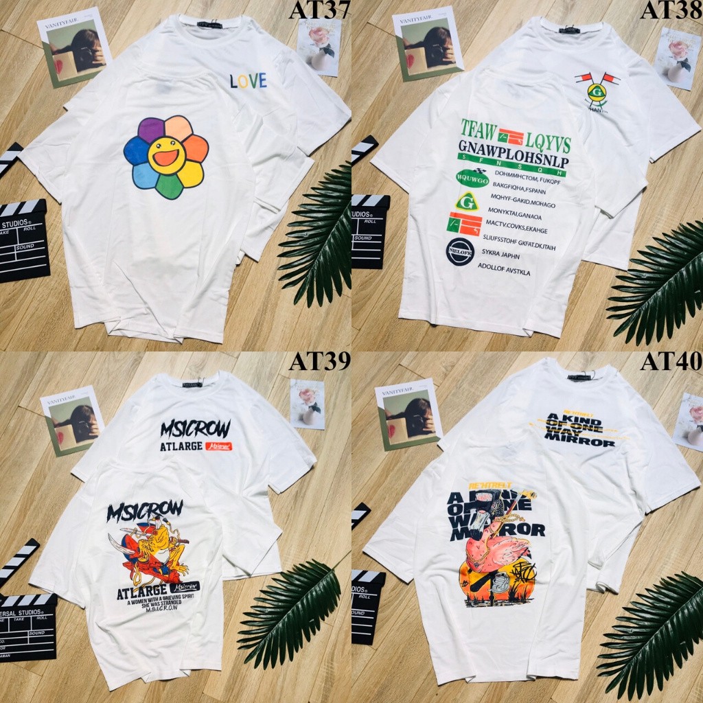 Áo Thun Tay Lỡ  Unisex - Mã AT09-70 - Áo Thun (MẪU NGẪU NHIÊN) | BigBuy360 - bigbuy360.vn