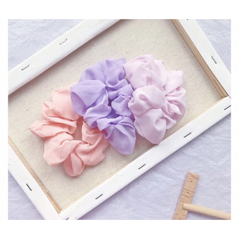 Cột tóc vải scrunchies màu xinh baby HOT TREND