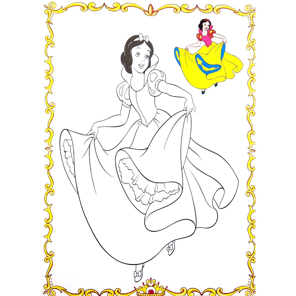 Sách Tô Màu Công Chúa Xinh Đẹp - Tập 9