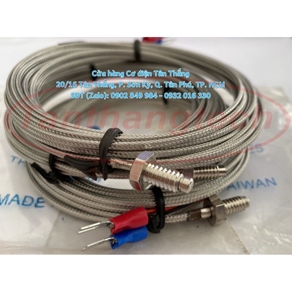 Dây Cảm Biến Nhiệt Độ Loại K 500°C dài 3 mét
