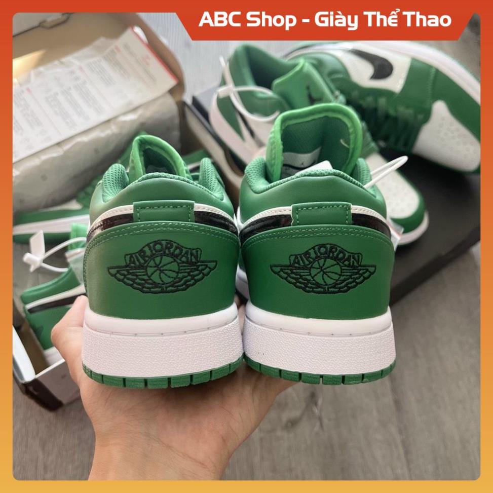 Giày thể thao JD1 xanh lá móc đen thấp cổ  full box bill hot trend
