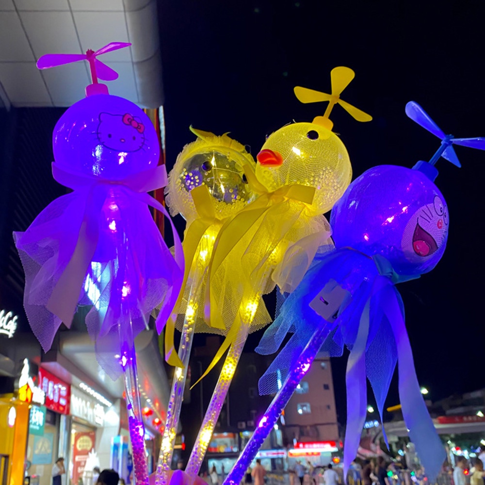 Gậy Đồ Chơi Hình Tròn Họa Tiết Ngôi Sao Lấp Lánh Tỏa Sáng Dành Cho Trẻ Em