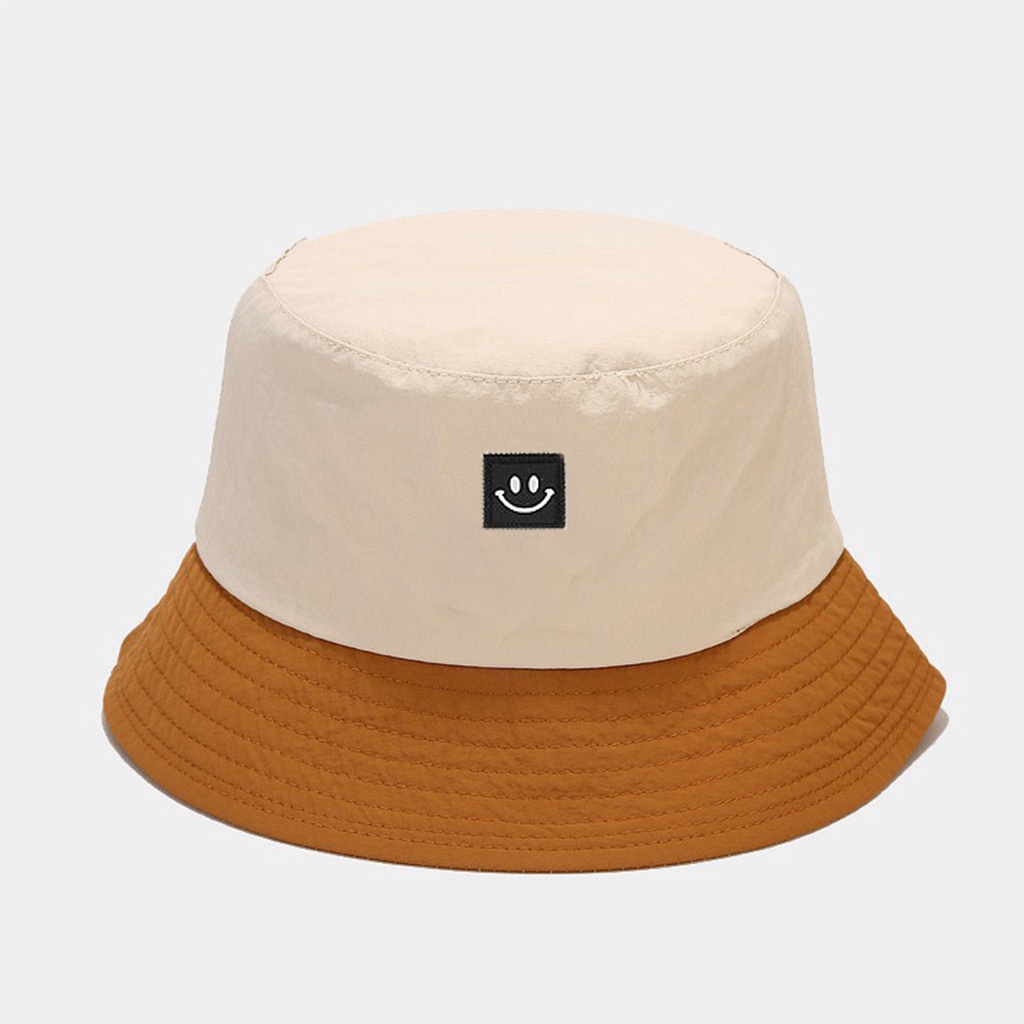 Mũ Bucket Nón Tai Bèo Vành Cụp Smile Phối Màu 487 Nhiều Màu Sắc Ulzzang Form Unisex Nam Nữ - Hazo