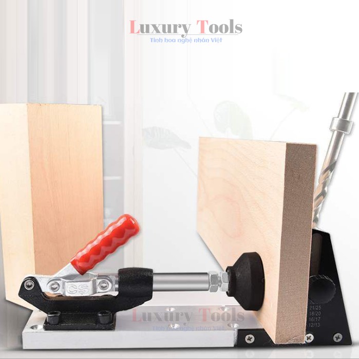 Bộ Cữ Khoan Chéo 3 Lỗ - XK3 || Cữ Khoan Bắt Vít Chéo || Dụng Cụ Thợ - Dụng Cụ Làm Mộc