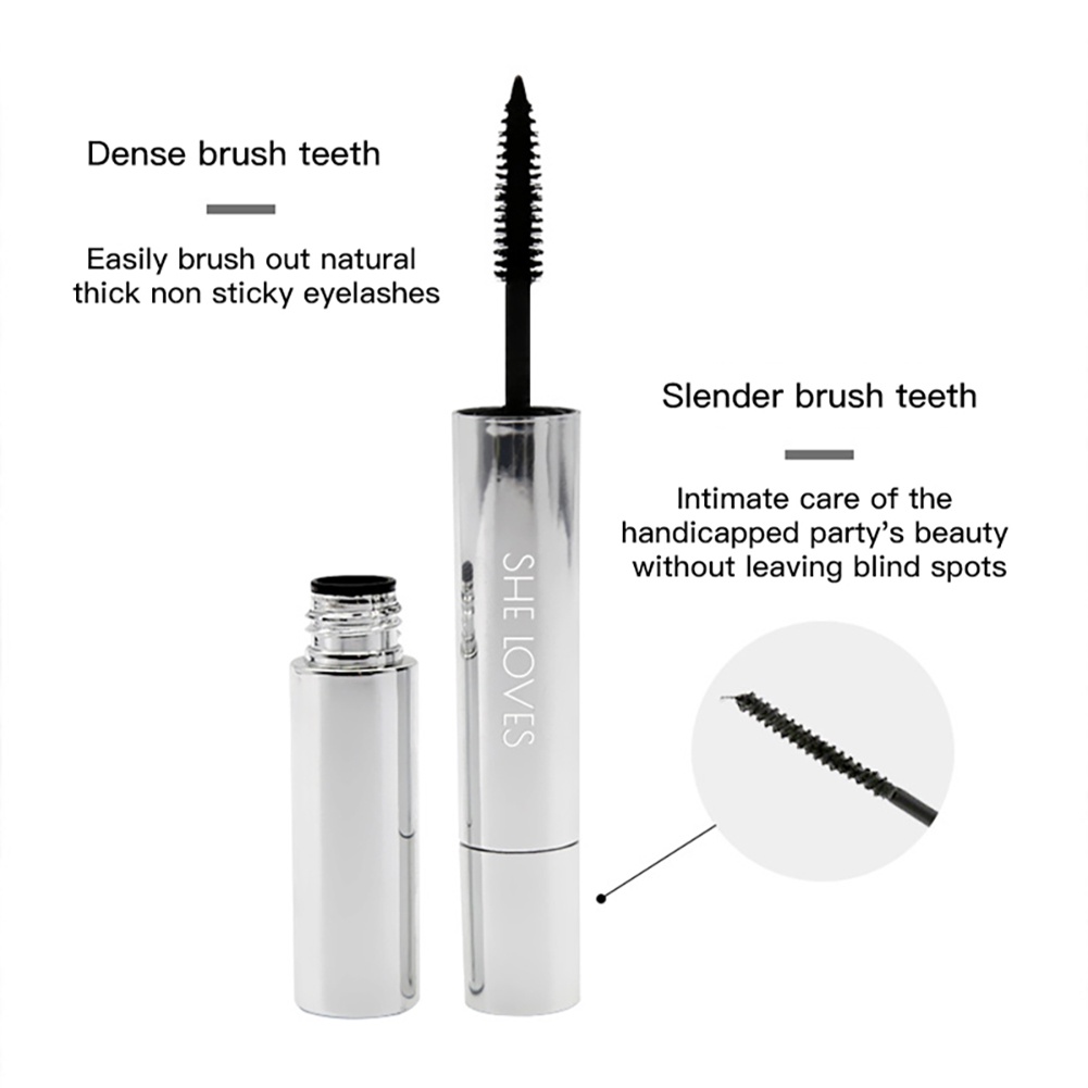 Mascara thiết kế hai đầu chống thấm nước và mồ hôi nhanh khô không dễ nhòe chuốt dài dày và cong mi
 | BigBuy360 - bigbuy360.vn