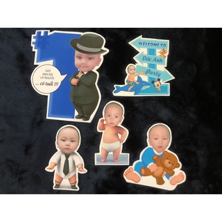 (GIẢM GIÁ) Combo 4 hình  chibi 20cm và 1 hình chibi 30cm