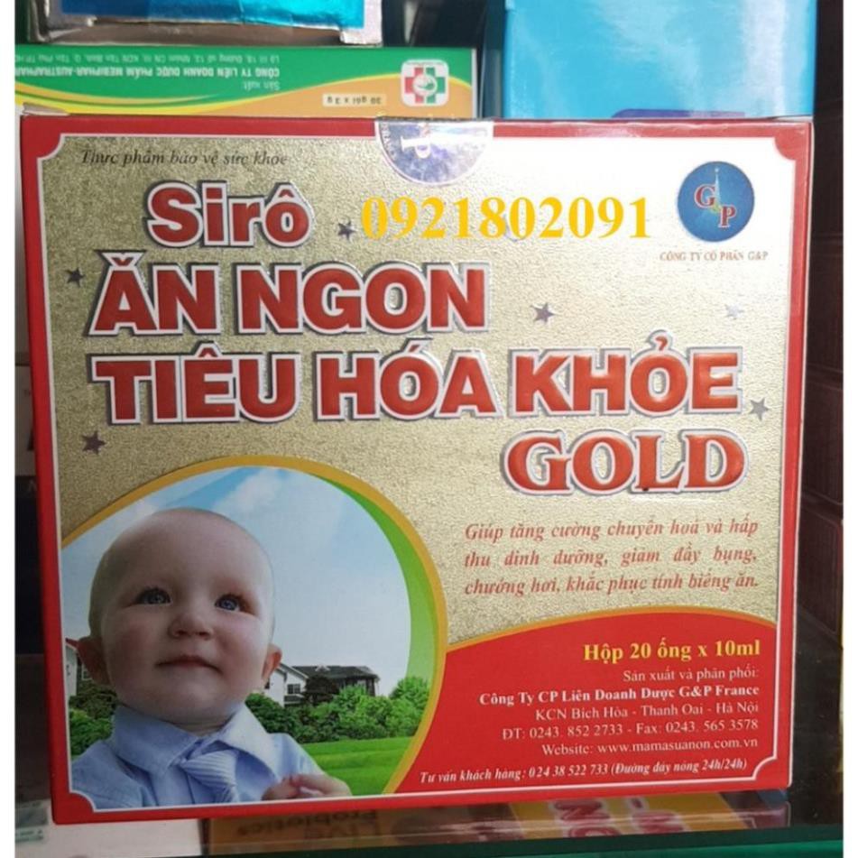 siro ăn ngon tiêu hóa khỏe gold /gp hộp 20 ống