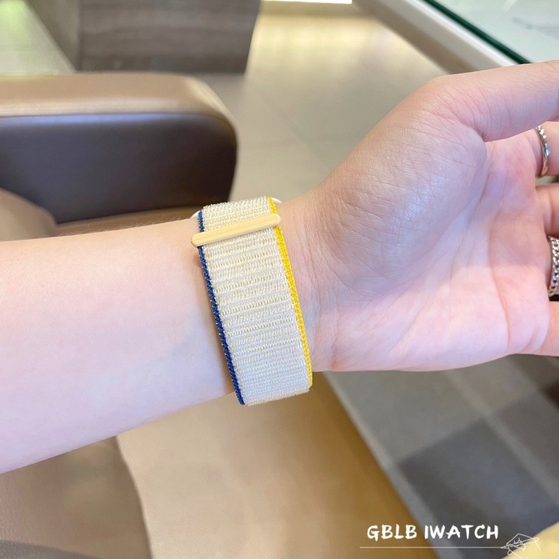Bộ Dây Đeo + Vỏ Bọc Bằng Nylon Cho Đồng Hồ Thông Minh Apple watch 49 45 41 44 40 42 38 MM Series 8 ultra 7 6 se 5 4 3