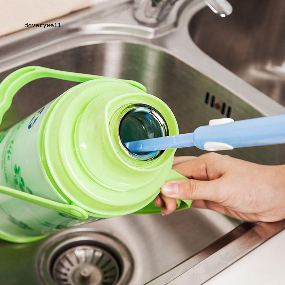 Cọ vệ sinh ly /chai/bình nước đa năng tay cầm có thể kéo dài tiện dụng