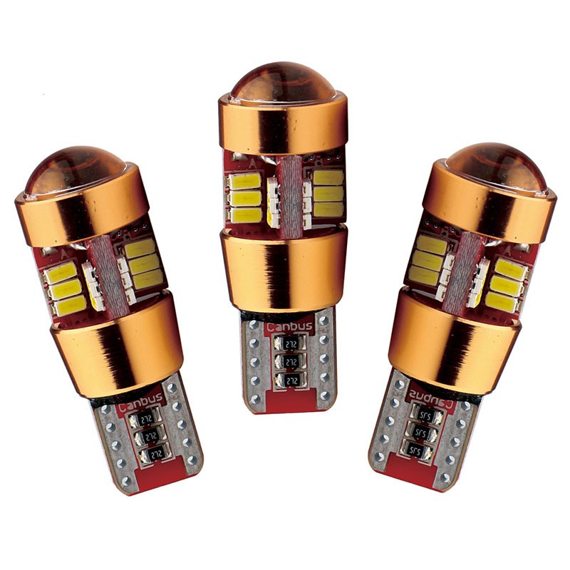 Đèn led T10 3014 ánh sáng mạnh gắn xe hơi dùng thay thế cho 194 W5W 168 27SMD